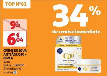 Nivea - Crème De Jour Anti Âge Q10+