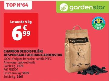 Auchan  - Charbon De Bois Filière Responsable Gardenstar offre à 6,99€ sur Auchan Hypermarché