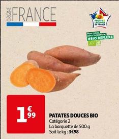 Patates Douces Bio  offre à 1,99€ sur Auchan Hypermarché