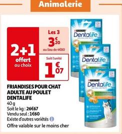 Purina - Friandises Pour Chat Adulte Au Poulet Denatlife  offre à 1,07€ sur Auchan Hypermarché