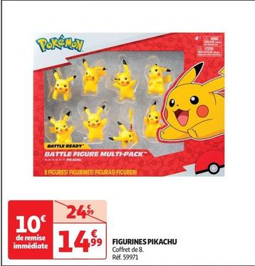 Pokemon - Figurines Pikachu offre à 14,99€ sur Auchan Hypermarché