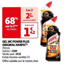 Harpic - Gel Wc Power Plus Original offre à 1,42€ sur Auchan Hypermarché
