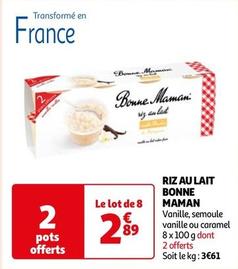 Bonne Maman - Riz Au Lait offre à 2,89€ sur Auchan Hypermarché