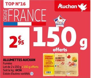 Auchan - Allumettes offre à 2,95€ sur Auchan Hypermarché