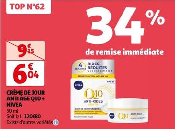 Nivea - Crème De Jour Anti Âge offre à 6,04€ sur Auchan Hypermarché
