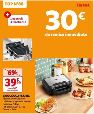 Croque Gaufre Grill offre à 39,99€ sur Auchan Hypermarché