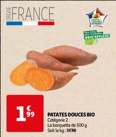 Patates Douces Bio offre à 1,99€ sur Auchan Hypermarché