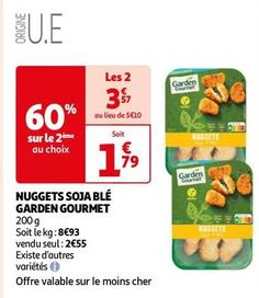 Garden Gourmet - Nuggets Soja Blé  offre à 1,79€ sur Auchan Hypermarché