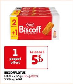 Lotus - Biscoff  offre à 5,19€ sur Auchan Hypermarché