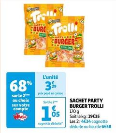 Trolli - Sachet Party Burger  offre à 3,29€ sur Auchan Hypermarché