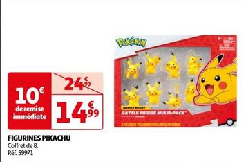 Pikachu Figurines offre à 14,99€ sur Auchan Hypermarché
