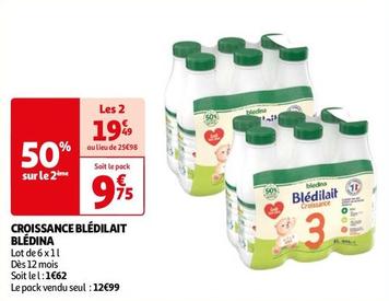 Blédina - Croissance Bledilat  offre à 9,75€ sur Auchan Hypermarché