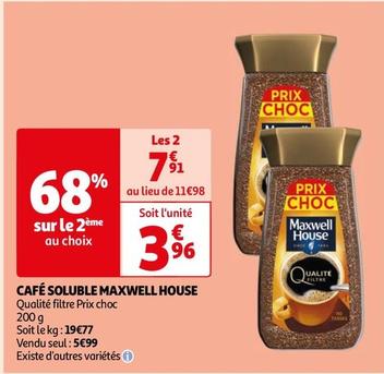 Maxwell House - Café Soluble  offre à 3,96€ sur Auchan Hypermarché