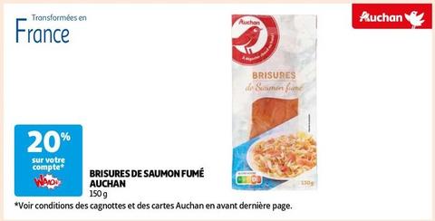 Auchan - Brisures De Saumon Fumé  offre sur Auchan Hypermarché