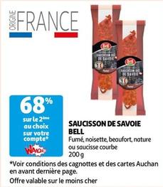 Bell - Saucisson De Savoie offre sur Auchan Hypermarché