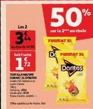Doritos - Tortilla Nature Format Xl offre à 1,72€ sur Auchan Hypermarché