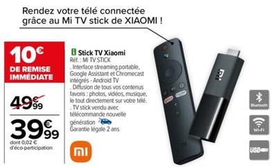 Xiaomi - Stick Tv  offre à 39,99€ sur Carrefour