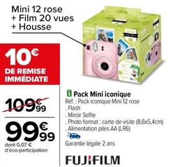 FujiFilm - Pack Mini Iconique  offre à 99,99€ sur Carrefour