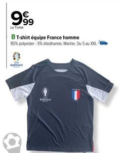 T-Shirt Équipe France Homme offre à 9,99€ sur Carrefour