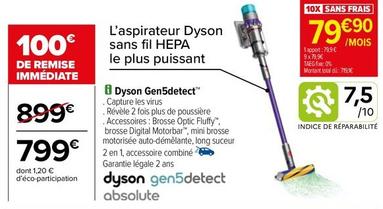 Dyson - Gen5Detect  offre à 799€ sur Carrefour