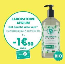 Gel douche offre à 1,5€ sur Aprium Pharmacie