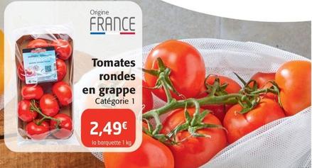 Tomates Rondes En Grappe offre à 2,49€ sur Colruyt