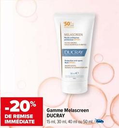 Ducray - Gamme Melascreen  offre sur Carrefour