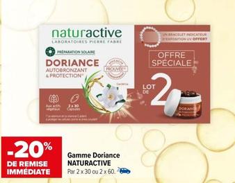 Naturactive - Gamme Doriance  offre sur Carrefour