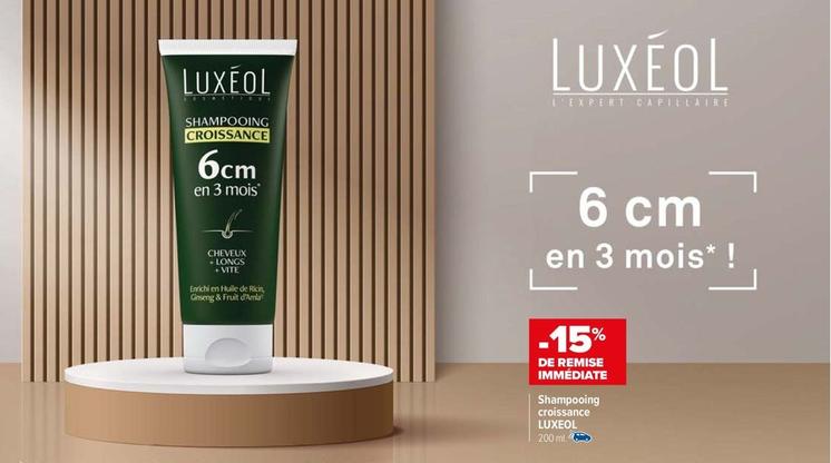 Luxeol - Shampooing  offre sur Carrefour