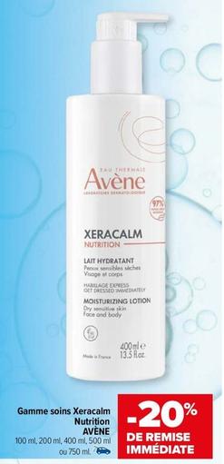 Avene - Gamme Soins Xeracalm Nutrition  offre sur Carrefour