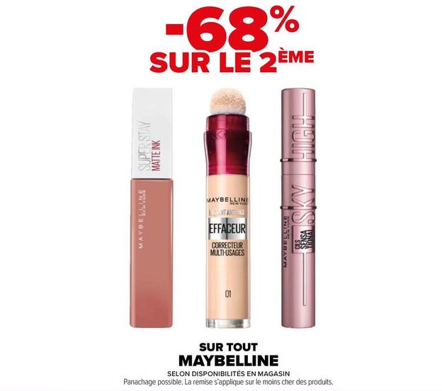Maybelline - Sur Tout offre sur Carrefour Market