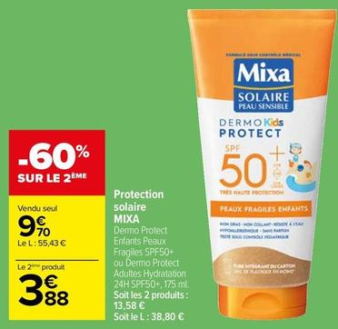 Mixa - Protection Solaire  offre à 9,7€ sur Carrefour Market