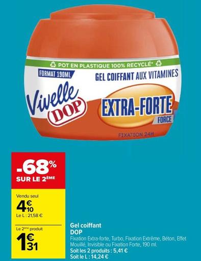Dop - Gel Coiffant offre à 4,1€ sur Carrefour Market