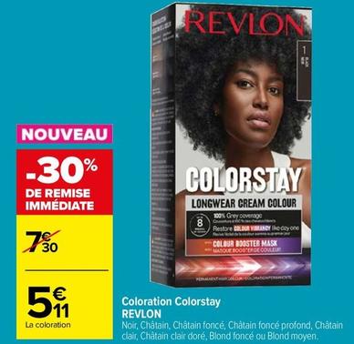 Revlon - Coloration Colorstay offre à 5,11€ sur Carrefour Market
