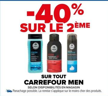 Carrefour - Sur Tout Men offre sur Carrefour Market