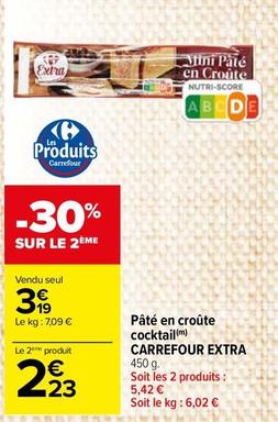 Pâté offre à 3,19€ sur Carrefour Market