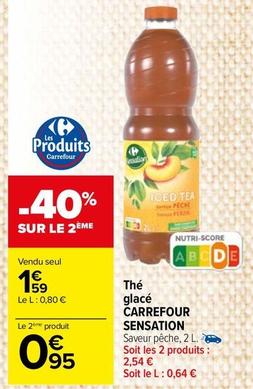 Carrefour - Thé Glacé Sensation offre à 1,59€ sur Carrefour Market