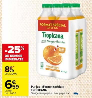 Jus d'orange offre à 6,59€ sur Carrefour Market