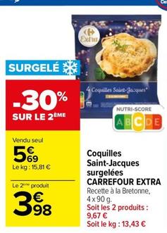 Coquilles Saint-Jacques offre à 5,69€ sur Carrefour Market