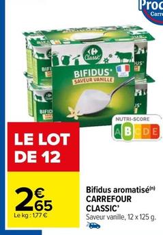 Carrefour - Bifidus Aromatisé Classic offre à 2,65€ sur Carrefour Market