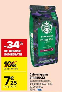 Starbucks - Café En Grains  offre à 7,25€ sur Carrefour Market