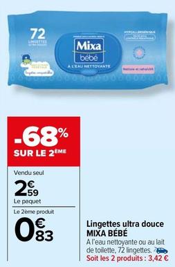 Lingettes offre à 2,59€ sur Carrefour Market