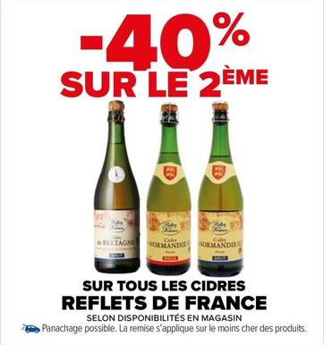 Reflets De France - Sur Tous Les Cidres offre sur Carrefour Market