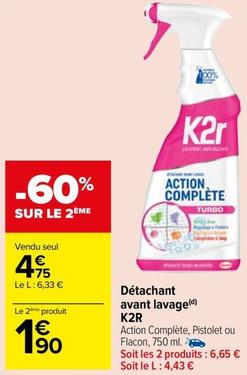 K2r - Détachant Avant Lavage offre à 4,75€ sur Carrefour Market