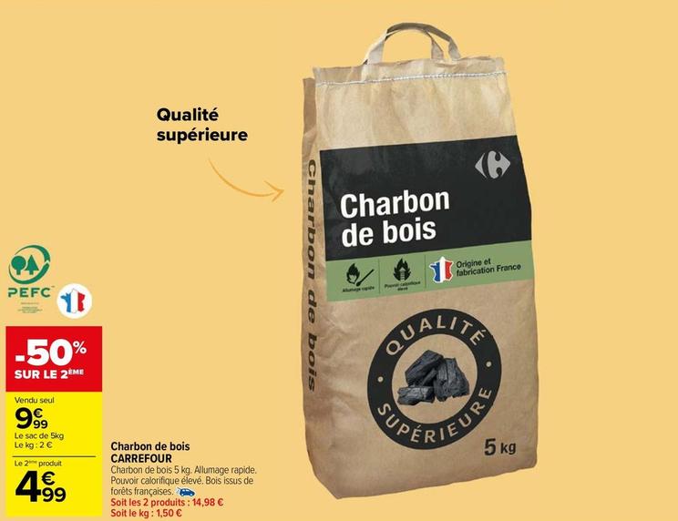 Carrefour - Charbon De Bois offre à 4,99€ sur Carrefour Market