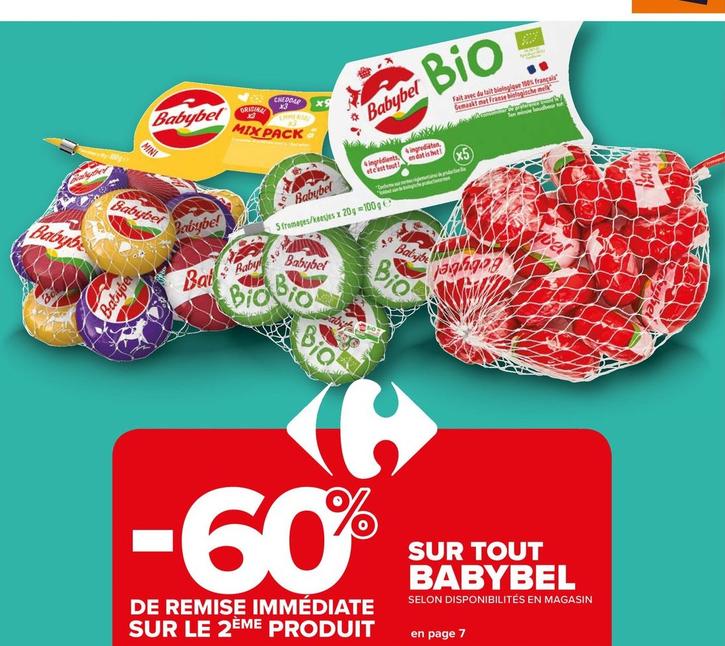 Babybel - Sur Tout offre sur Carrefour Express