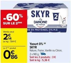 Danone - Yaourt 0% Skyr