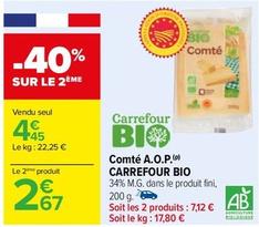 Carrefour - Comté A.O.P. Bio