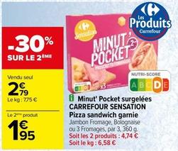 Carrefour - Minut' Pocket Surgelées Sensation