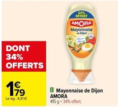 Amora - Mayonnaise De Dijon offre à 1,79€ sur Carrefour Express